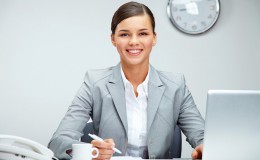 Pretty businesswoman